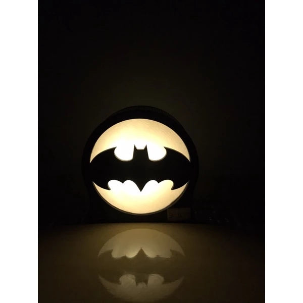 Luminária Geek Batman / Com Luz de Led e cabo USB