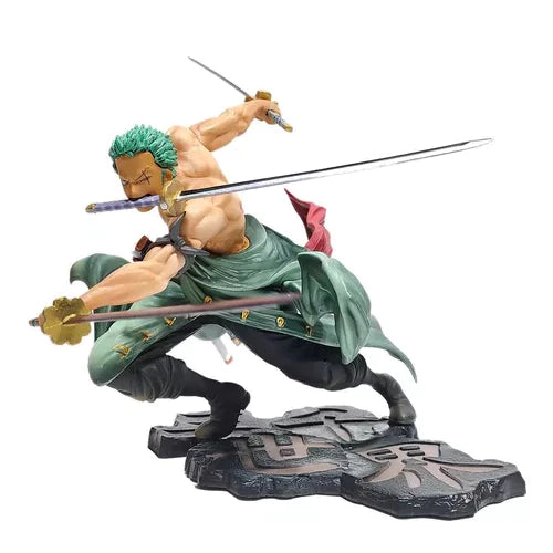 Boneco Roronoa Zoro Action Figure Anime One Piece Grandline