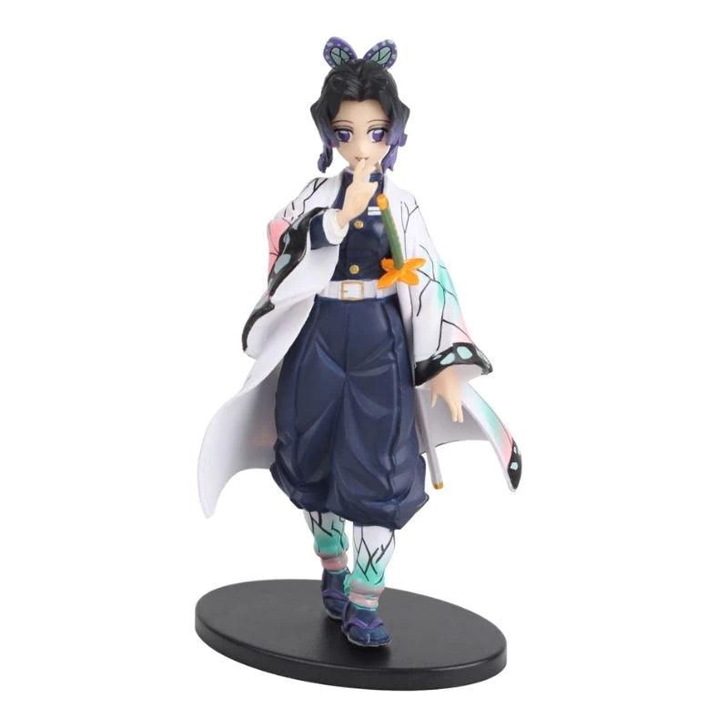 Demon Slayer Action Figure Kimetsu No Yaiba Coleção Tanjiro Kamado Nezuko Kamado Inosuke Shinobu Zenitsu Tomioka Boneco Anime Mangá Figura de Ação Demon Slayer