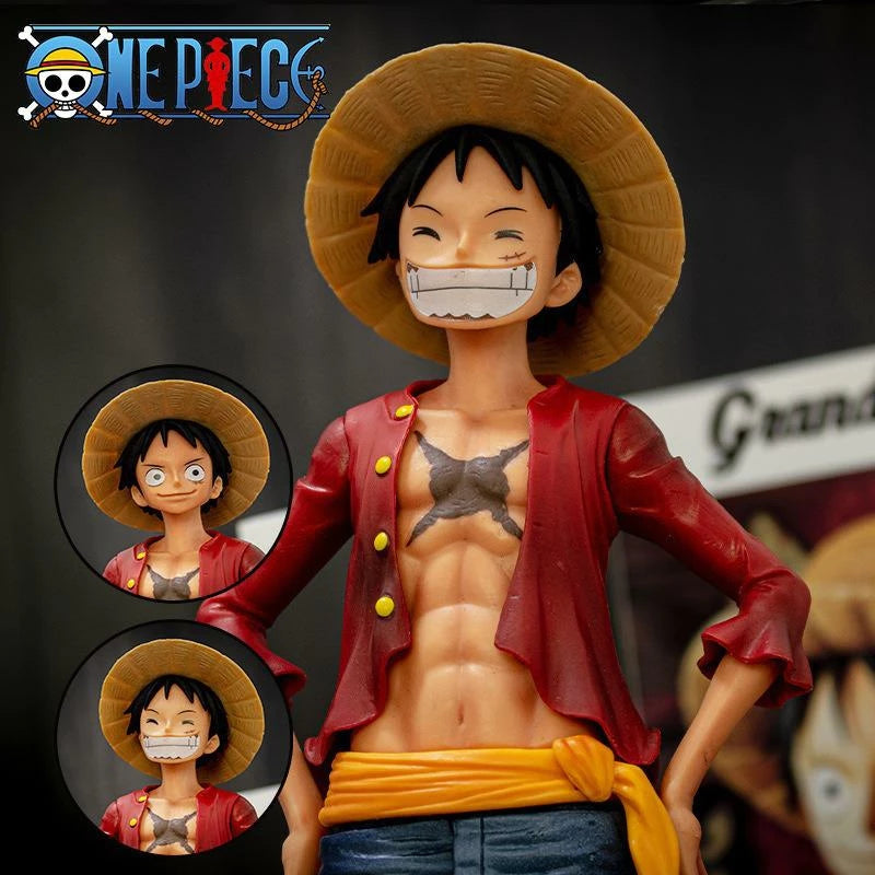 Figura de Ação Luffy 28cm - Monkey D. Luffy - One Piece - Action Figure Luffy