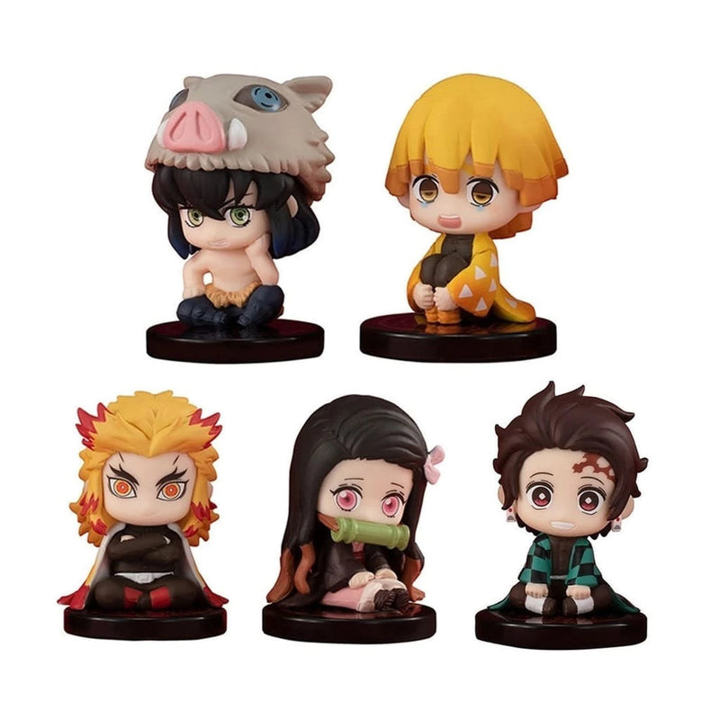 Action figure Kimetsu no Yaiba/Demon Slayer - Tanjirou, Nezuko, Zenitsu, Inosuke, Tomioka