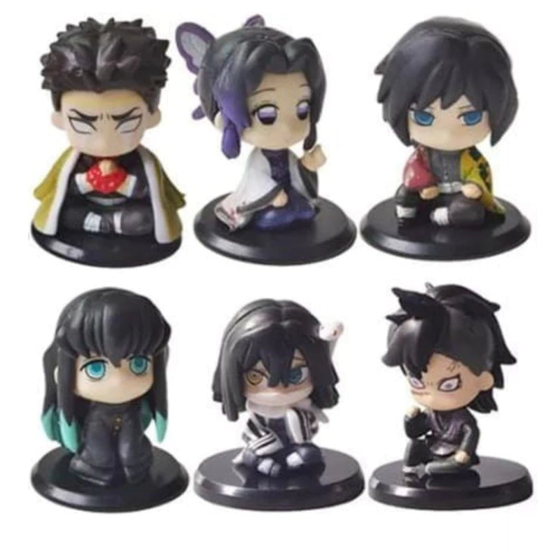 Action figure Kimetsu no Yaiba/Demon Slayer - Tanjirou, Nezuko, Zenitsu, Inosuke, Tomioka